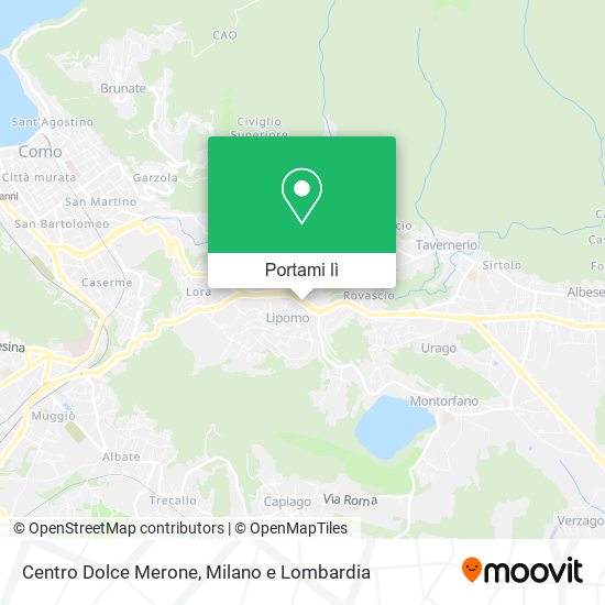 Mappa Centro Dolce Merone