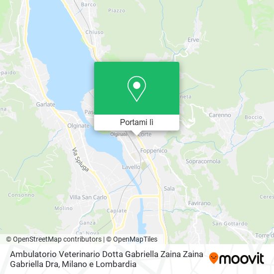 Mappa Ambulatorio Veterinario Dotta Gabriella Zaina Zaina Gabriella Dra