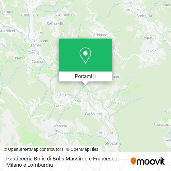 Mappa Pasticceria Bolis di Bolis Massimo e Francesco