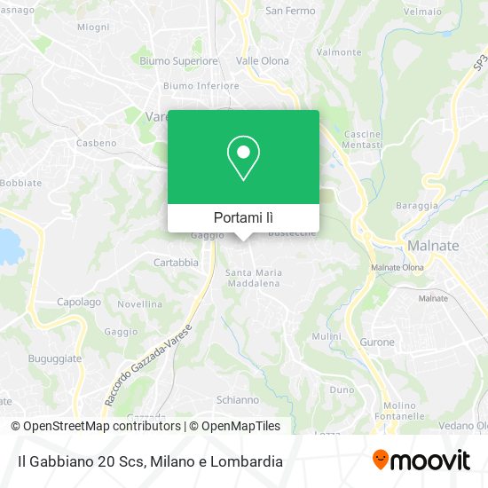 Mappa Il Gabbiano 20 Scs