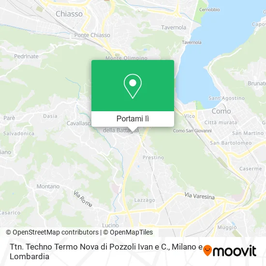 Mappa Ttn. Techno Termo Nova di Pozzoli Ivan e C.