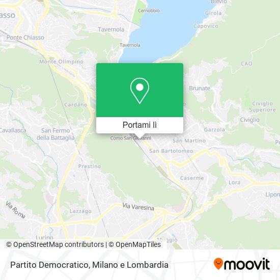 Mappa Partito Democratico