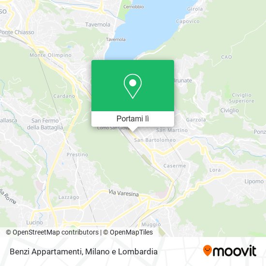 Mappa Benzi Appartamenti