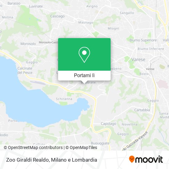 Mappa Zoo Giraldi Realdo