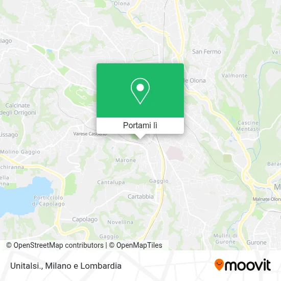 Mappa Unitalsi.