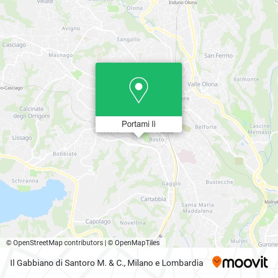 Mappa Il Gabbiano di Santoro M. & C.