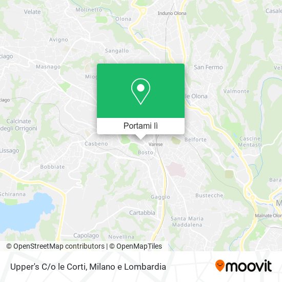 Mappa Upper's C/o le Corti