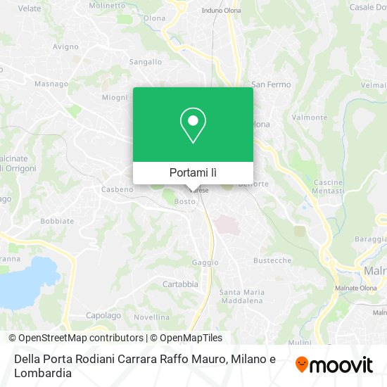 Mappa Della Porta Rodiani Carrara Raffo Mauro