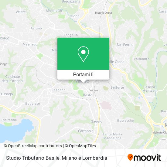 Mappa Studio Tributario Basile