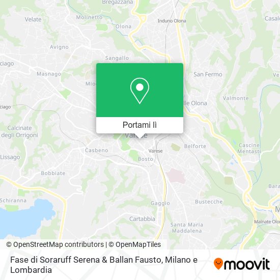 Mappa Fase di Soraruff Serena & Ballan Fausto