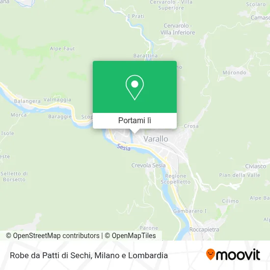 Mappa Robe da Patti di Sechi