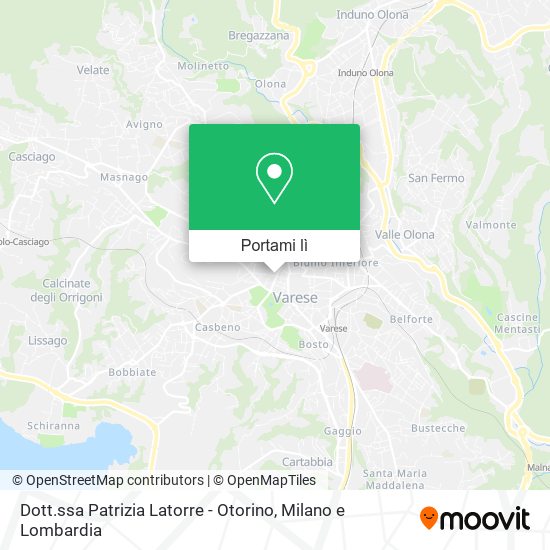 Mappa Dott.ssa Patrizia Latorre - Otorino