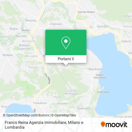 Mappa Franco Reina Agenzia Immobiliare