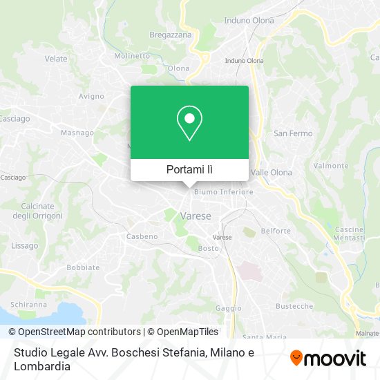 Mappa Studio Legale Avv. Boschesi Stefania