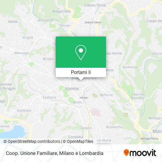 Mappa Coop. Unione Familiare