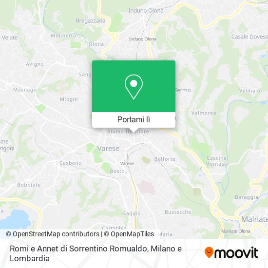 Mappa Romi e Annet di Sorrentino Romualdo