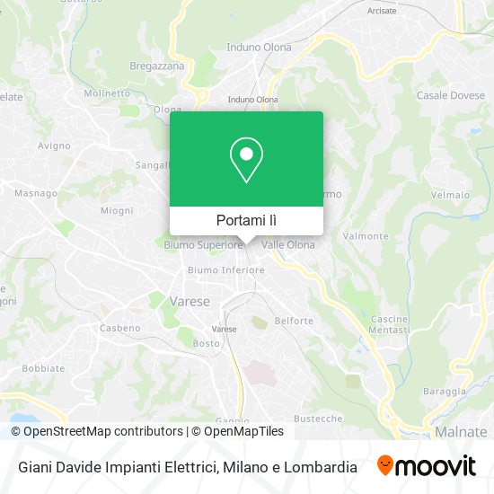 Mappa Giani Davide Impianti Elettrici