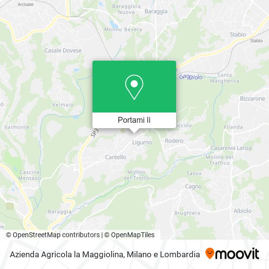 Mappa Azienda Agricola la Maggiolina