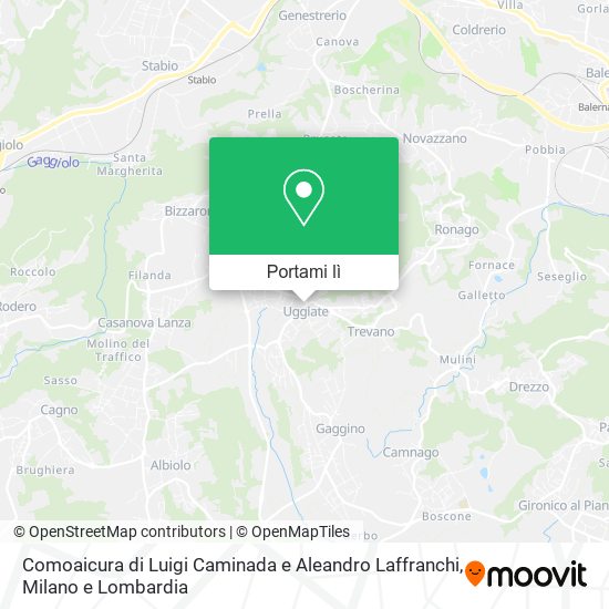 Mappa Comoaicura di Luigi Caminada e Aleandro Laffranchi