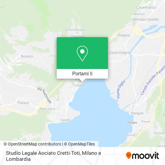 Mappa Studio Legale Aociato Cretti-Toti