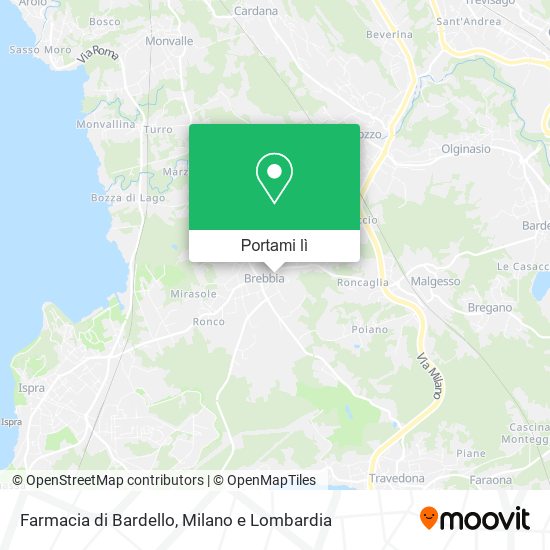 Mappa Farmacia di Bardello