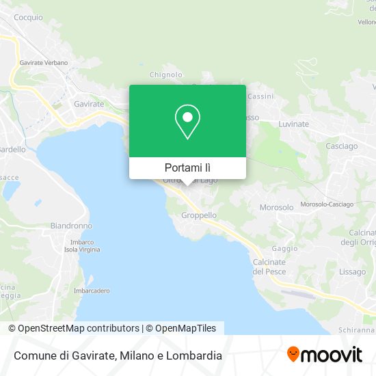 Mappa Comune di Gavirate