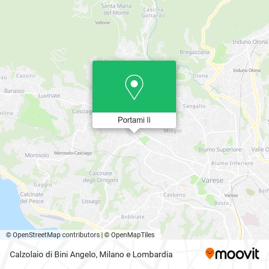 Mappa Calzolaio di Bini Angelo