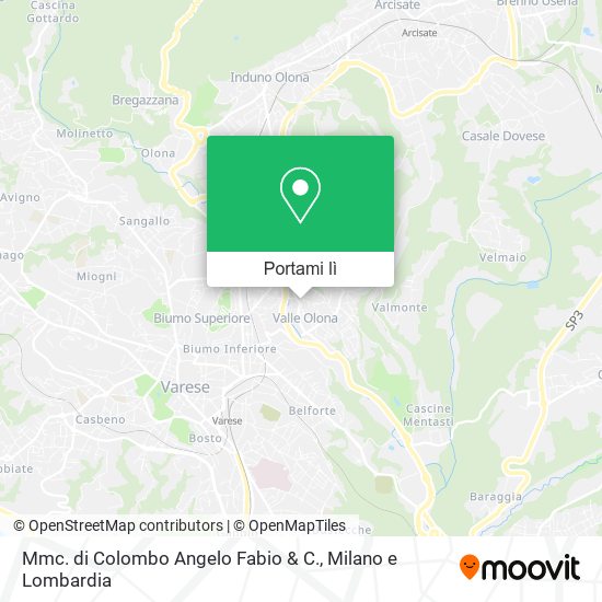 Mappa Mmc. di Colombo Angelo Fabio & C.