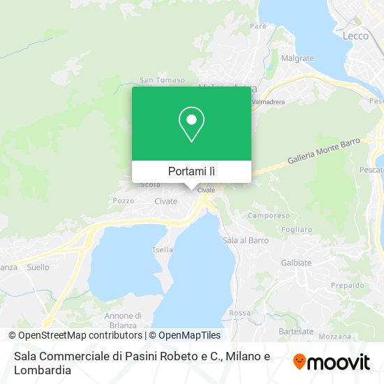 Mappa Sala Commerciale di Pasini Robeto e C.