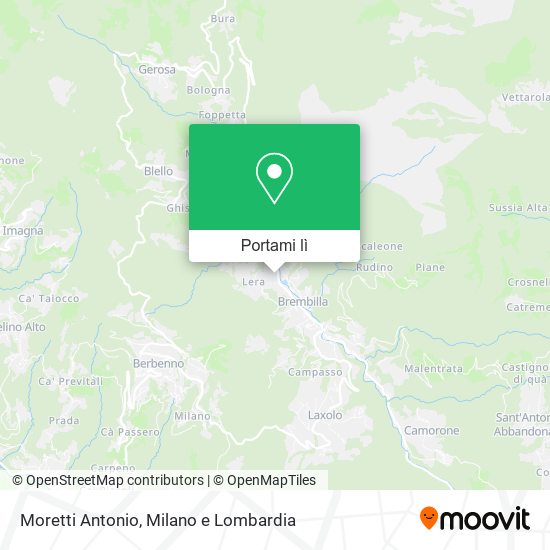 Mappa Moretti Antonio