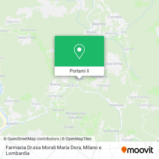 Mappa Farmacia Dr.ssa Morali Maria Dora