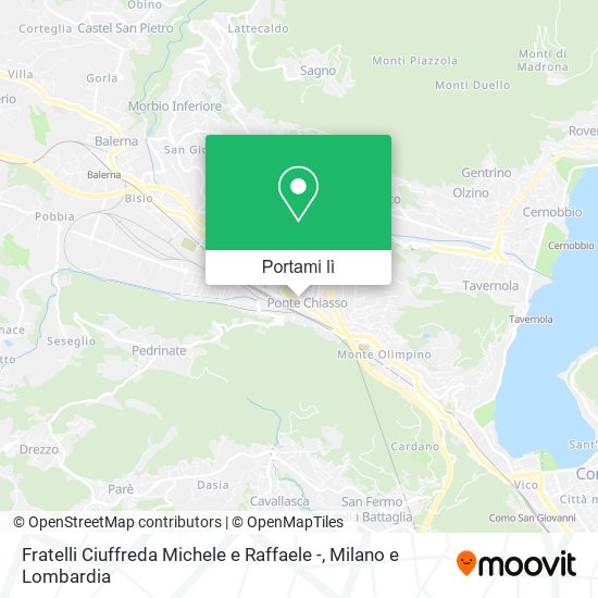 Mappa Fratelli Ciuffreda Michele e Raffaele -