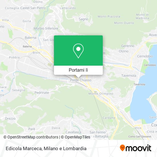 Mappa Edicola Marceca