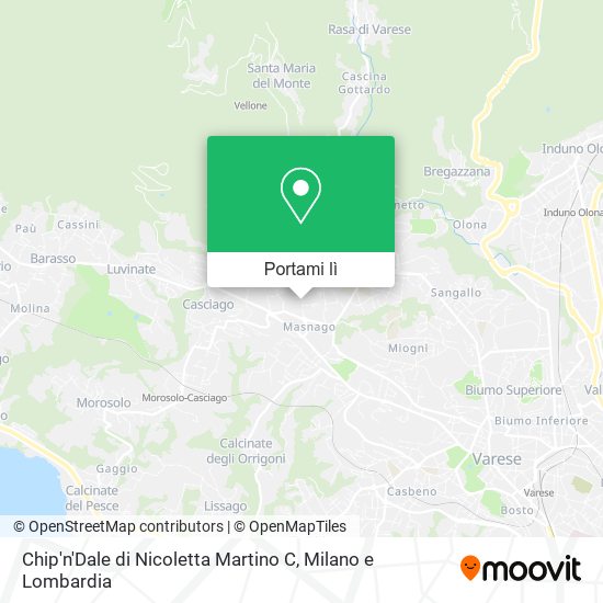 Mappa Chip'n'Dale di Nicoletta Martino C
