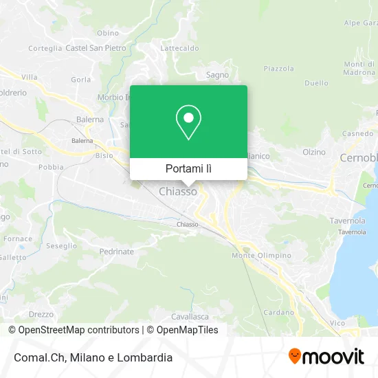 Mappa Comal.Ch