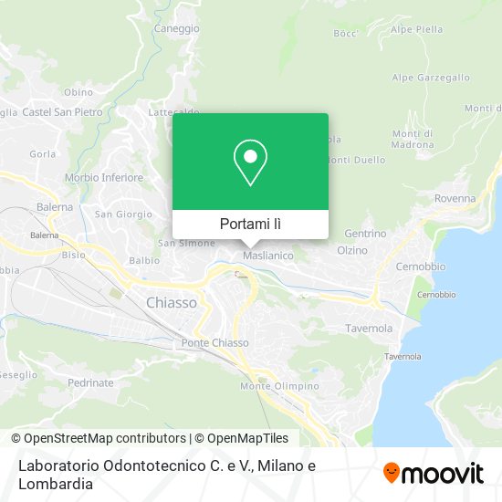 Mappa Laboratorio Odontotecnico C. e V.