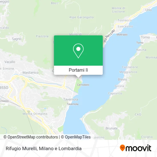Mappa Rifugio Murelli