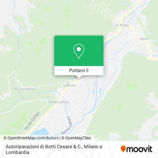 Mappa Autoriparazioni di Botti Cesare & C.