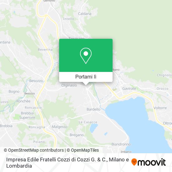 Mappa Impresa Edile Fratelli Cozzi di Cozzi G. & C.