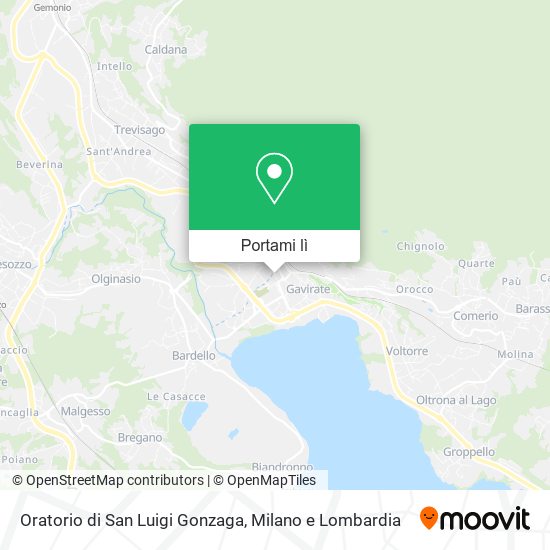 Mappa Oratorio di San Luigi Gonzaga