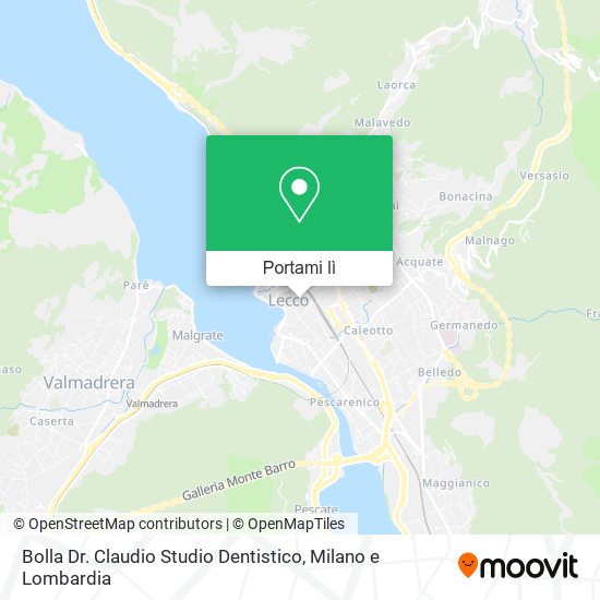 Mappa Bolla Dr. Claudio Studio Dentistico