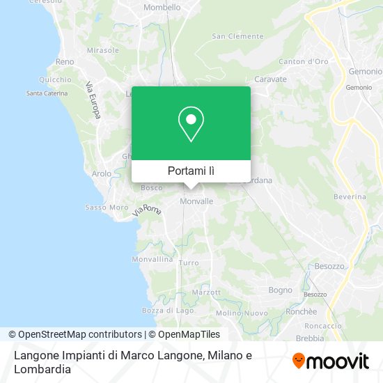 Mappa Langone Impianti di Marco Langone