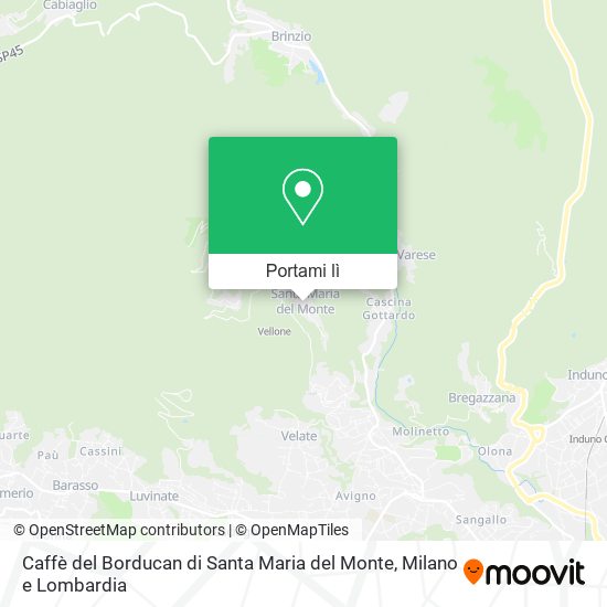 Mappa Caffè del Borducan di Santa Maria del Monte