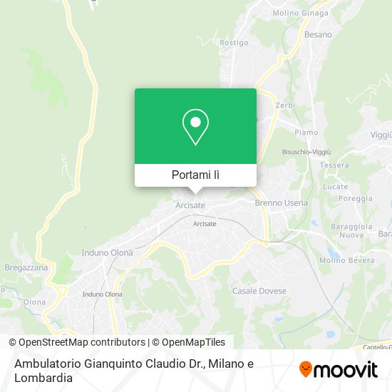 Mappa Ambulatorio Gianquinto Claudio Dr.