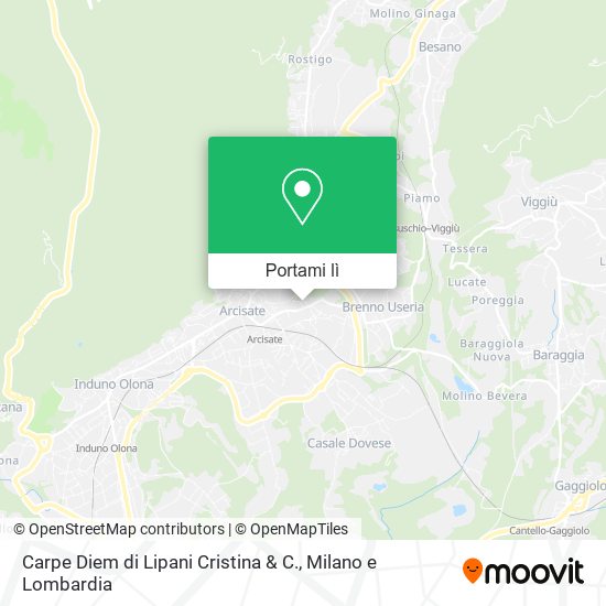 Mappa Carpe Diem di Lipani Cristina & C.