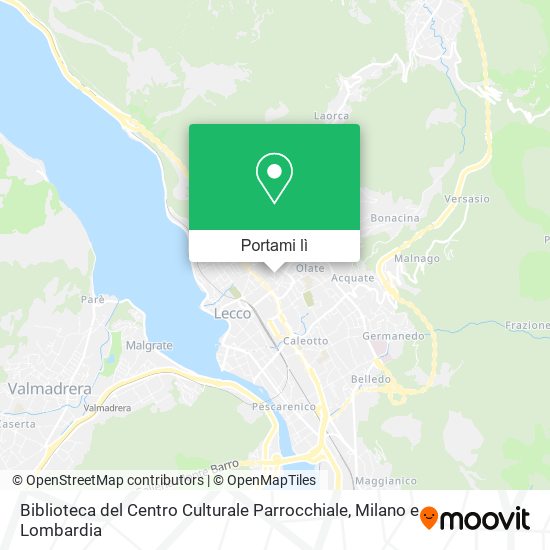 Mappa Biblioteca del Centro Culturale Parrocchiale