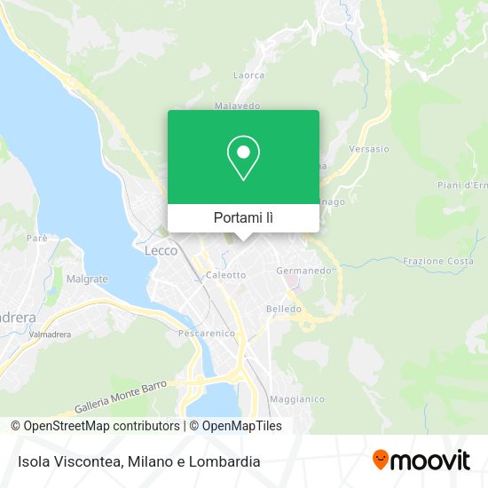 Mappa Isola Viscontea
