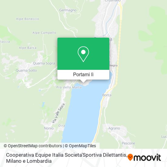 Mappa Cooperativa Equipe Italia Societa'Sportiva Dilettantis