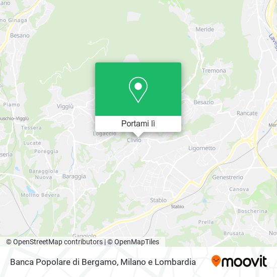 Mappa Banca Popolare di Bergamo