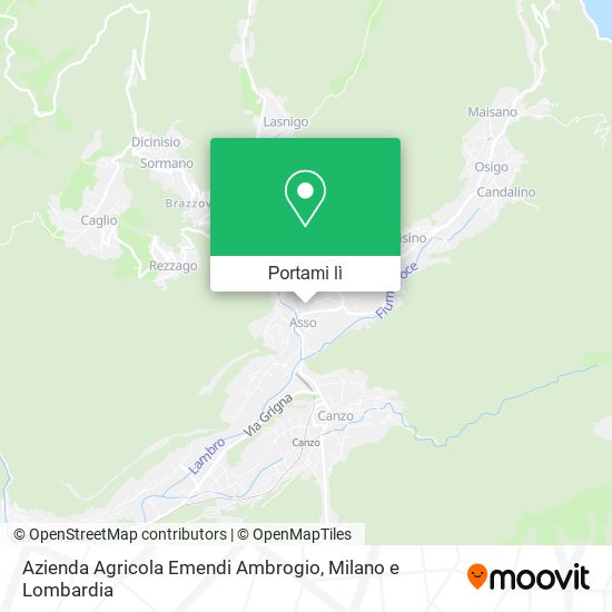 Mappa Azienda Agricola Emendi Ambrogio